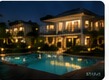 Clubhouse community solar lighting