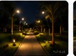 Landscape community solar lighting