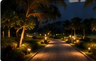 Gardens resort solar lighting