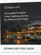 Complete outdoor solar lighting guide for resorts and hotels